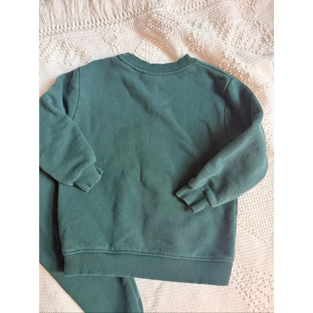 Zara Kids Size‎ 5 Green Sweatsuit Set